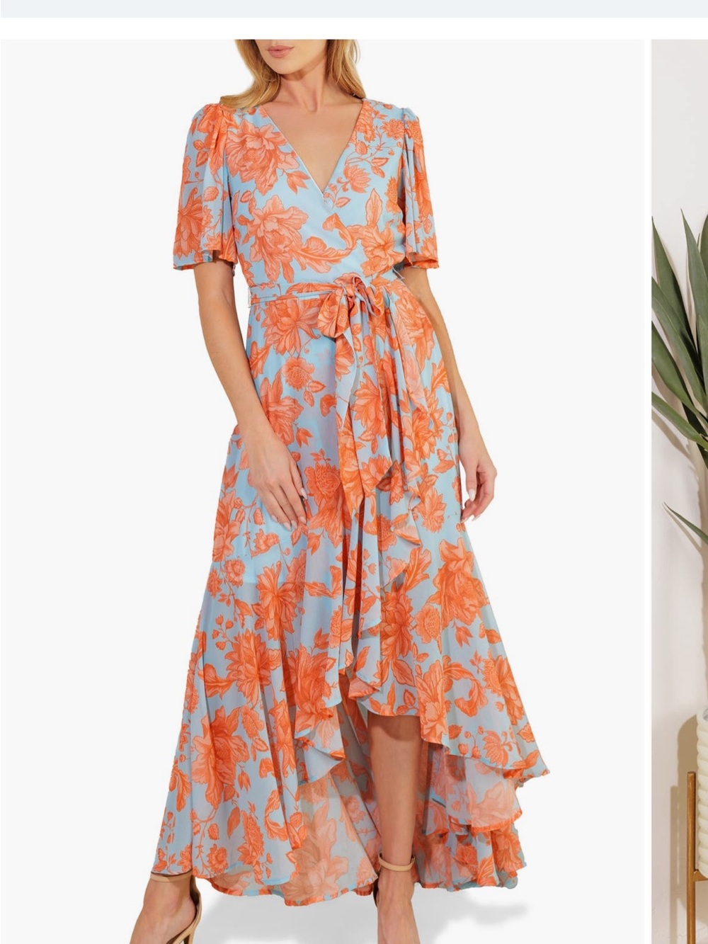 Flutter Sleeve Wrap
Style Dress